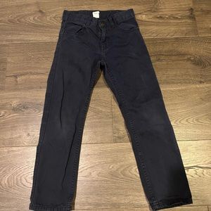 Boys Slim Fit Cotton Twill Pants